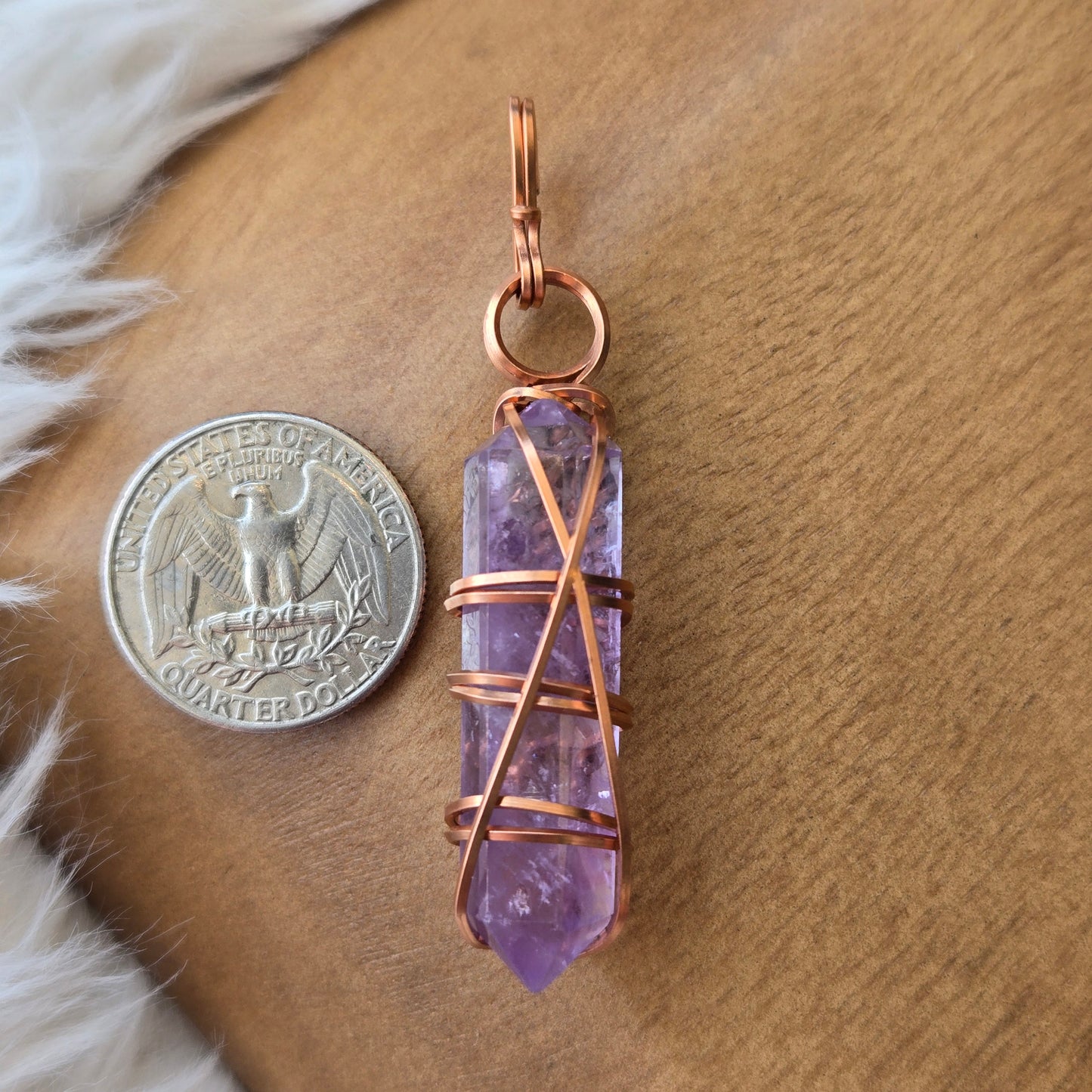 Amethyst Point Pendant 945