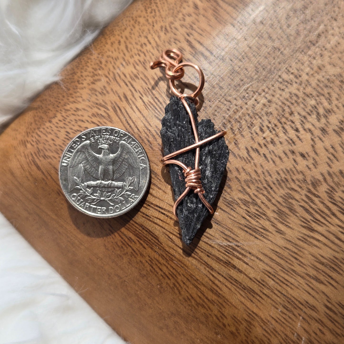 Black Kyanite Pendant 913