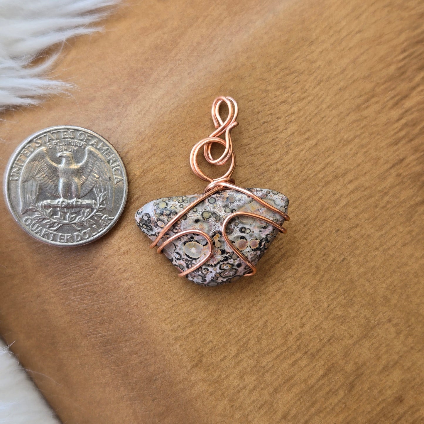 Leopardskin Jasper Pendant 926