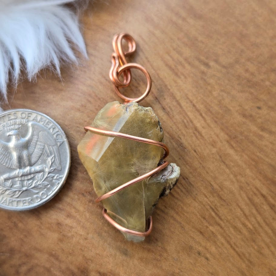 Rutilated Quartz Pendant 975
