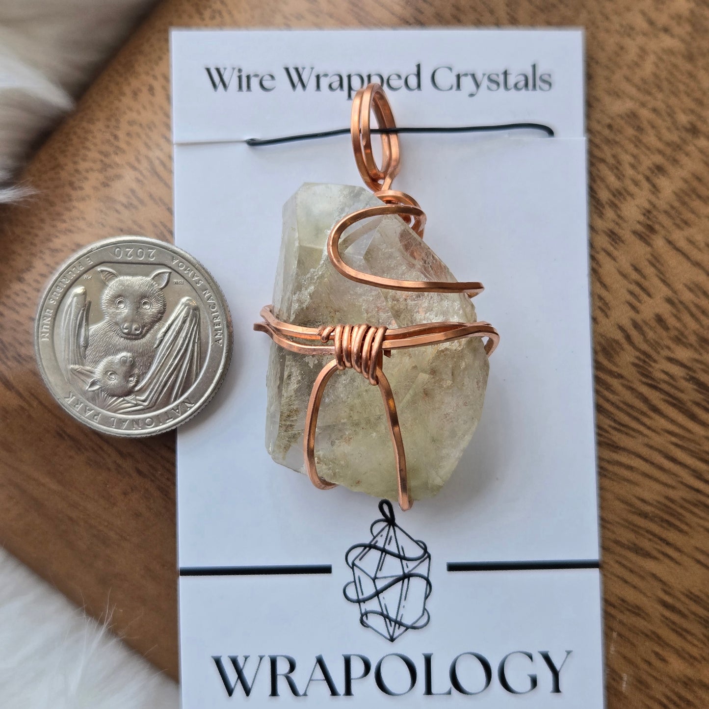 Rutilated Quartz Pendant 976