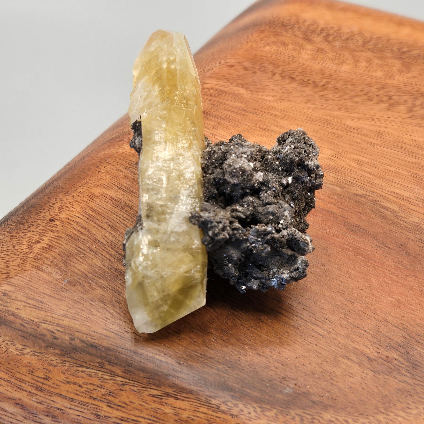 Phantomed Calcite on Galena 134