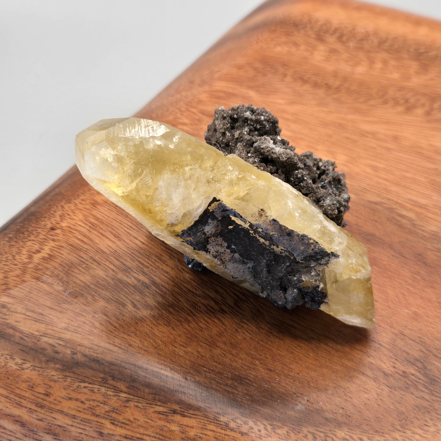 Phantomed Calcite on Galena 134