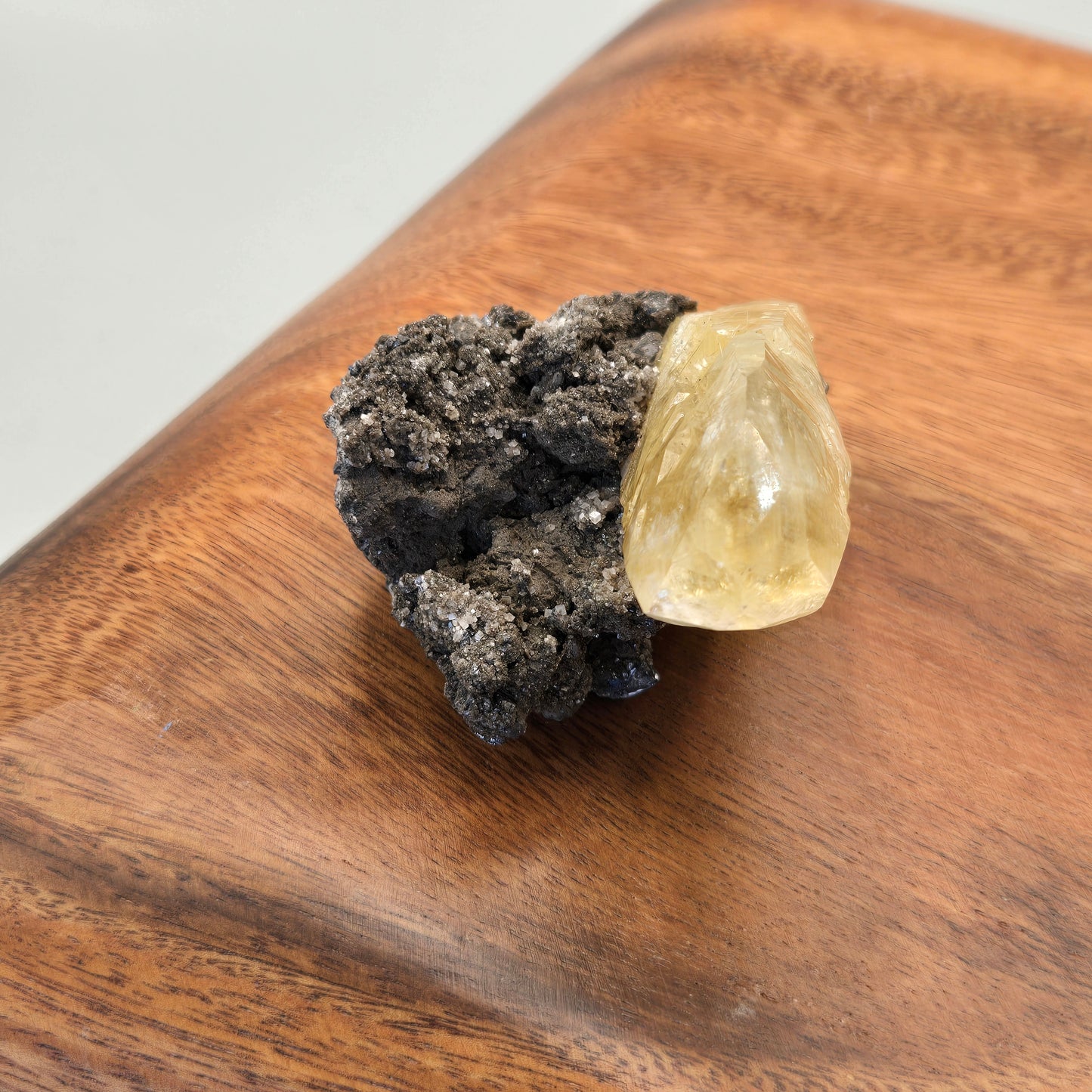 Phantomed Calcite on Galena 134