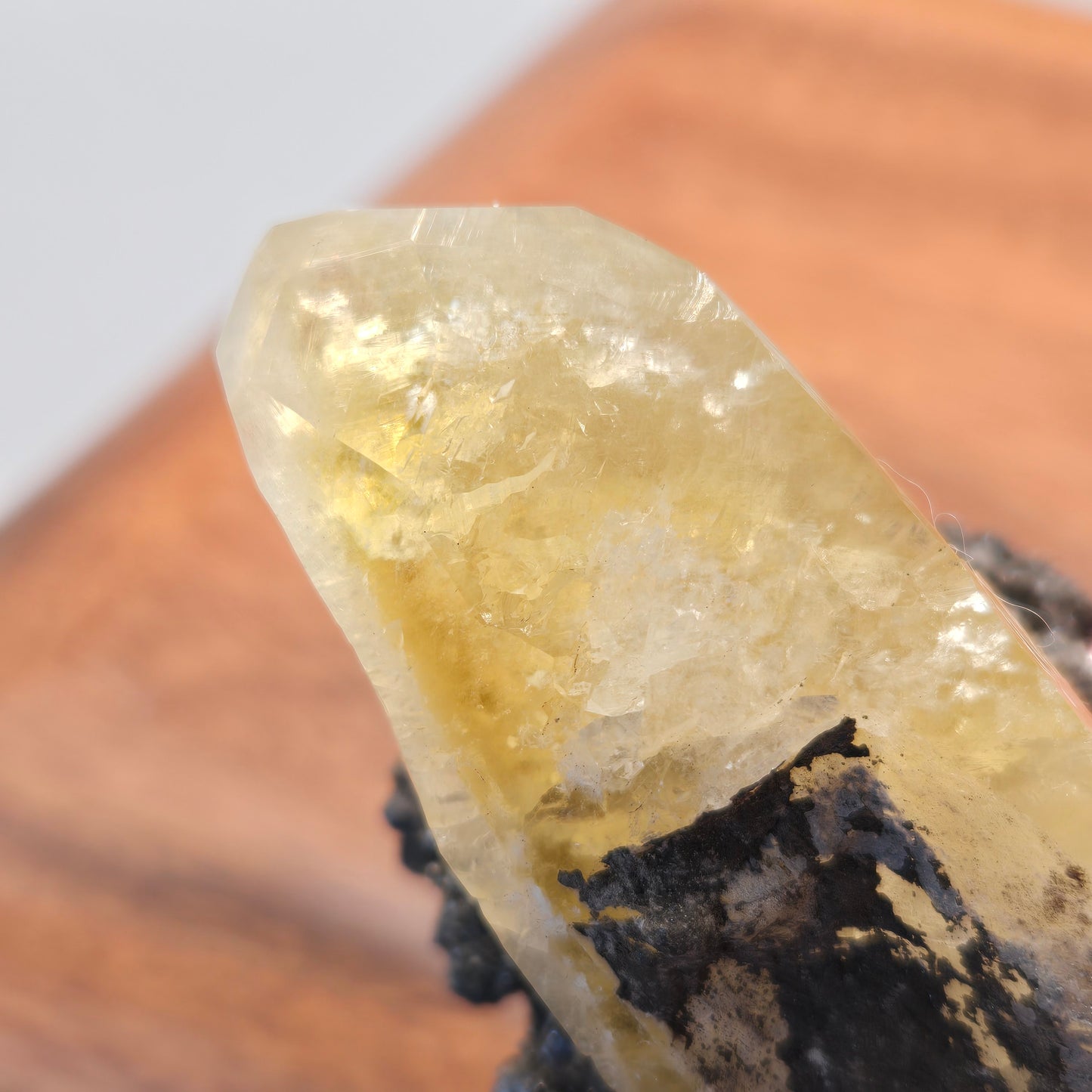 Phantomed Calcite on Galena 134