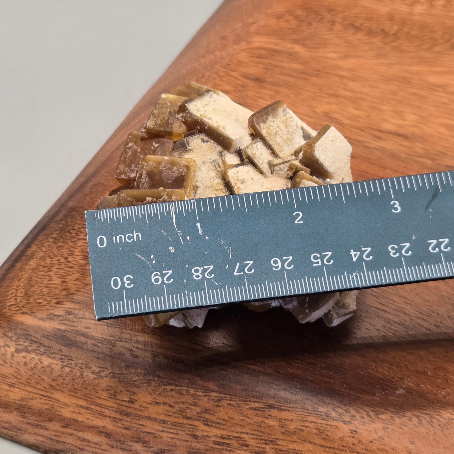 Yellow Cubic Barite 133
