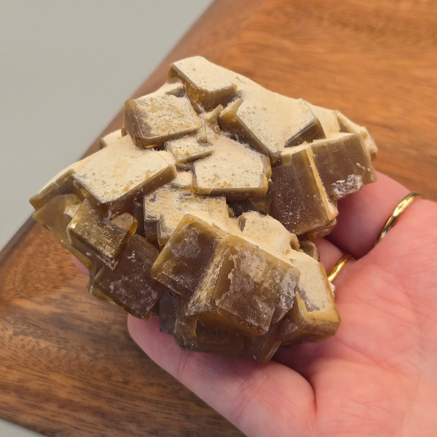 Yellow Cubic Barite 133