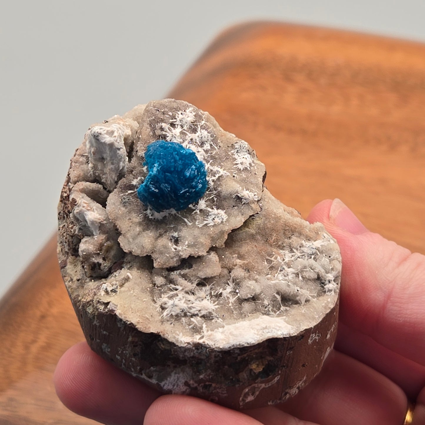 Cavansite on Mordenite 083