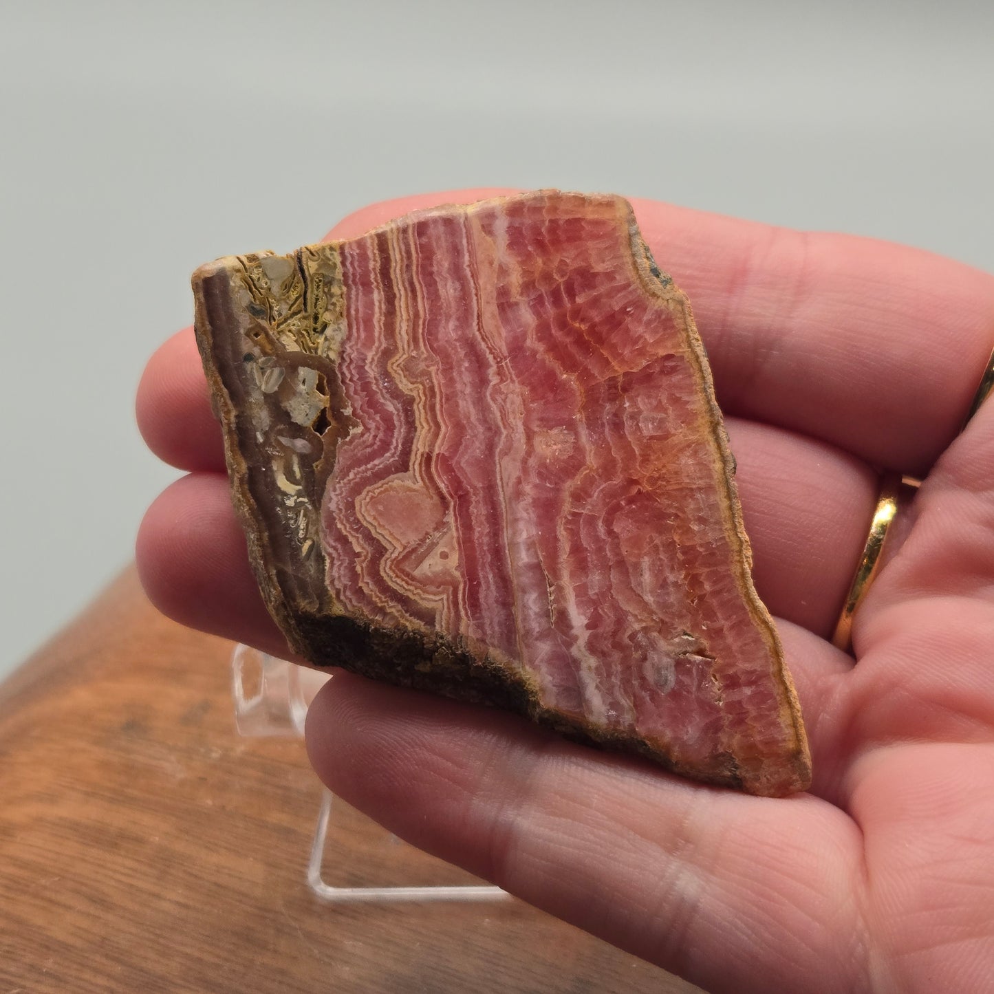 Rhodochrosite Slab 111