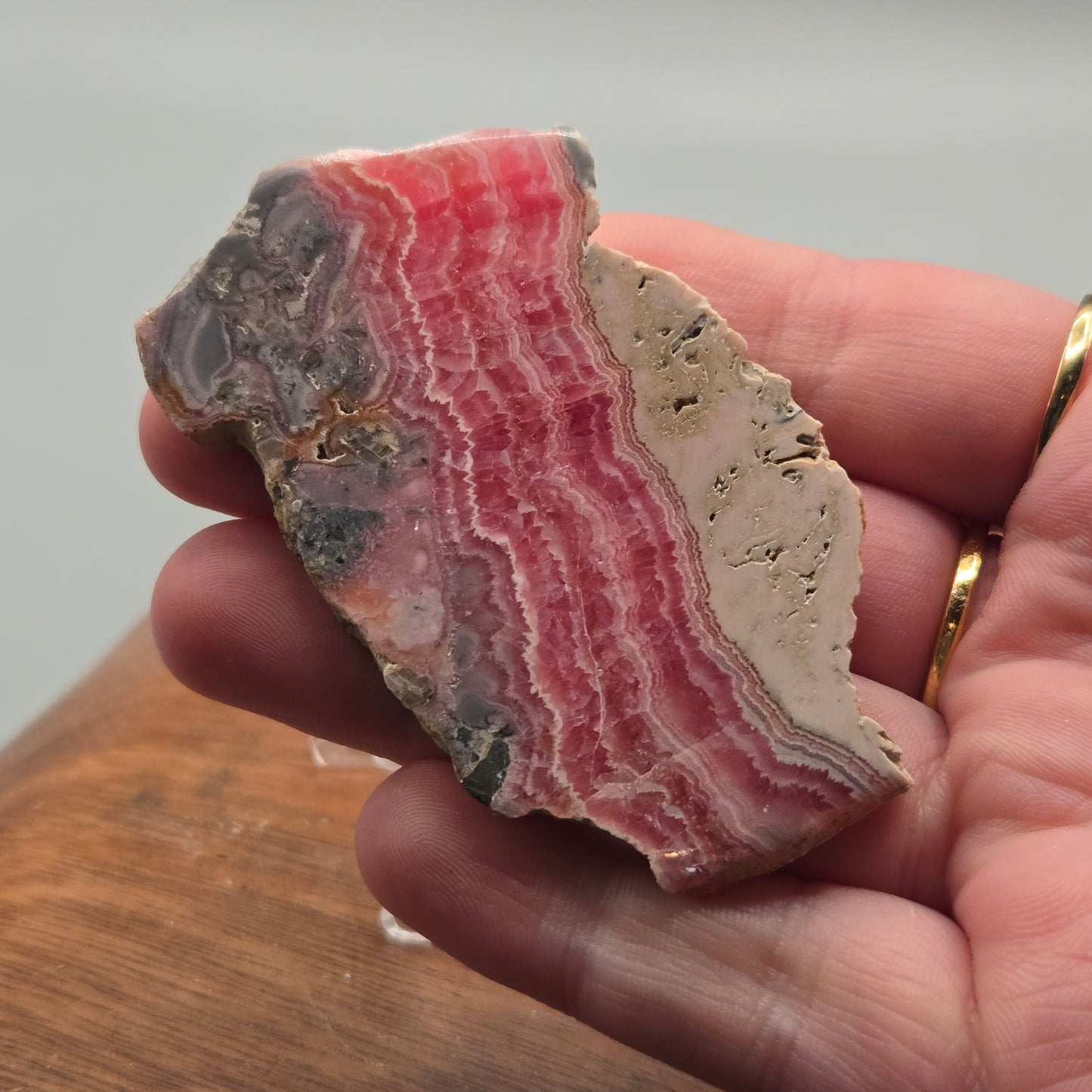 Rhodochrosite Slab 112