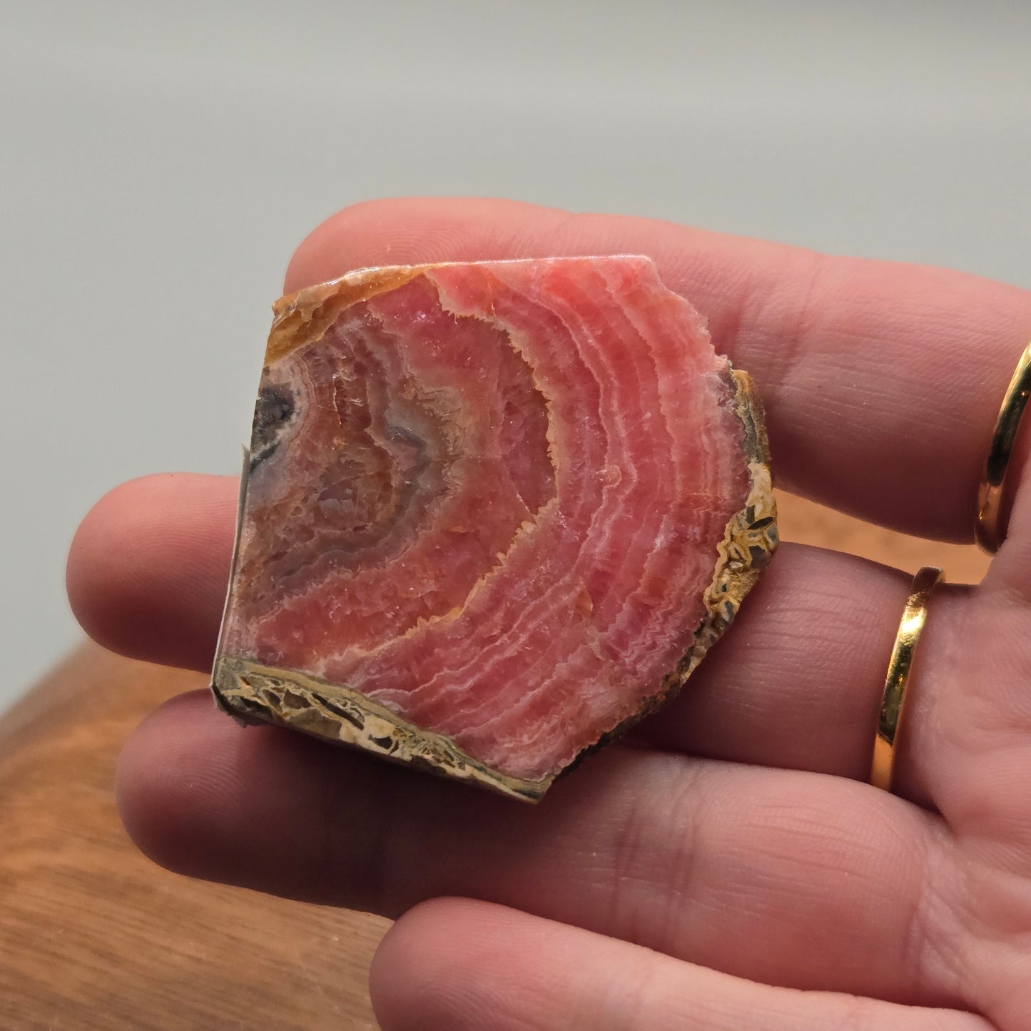 Rhodochrosite Slab 115