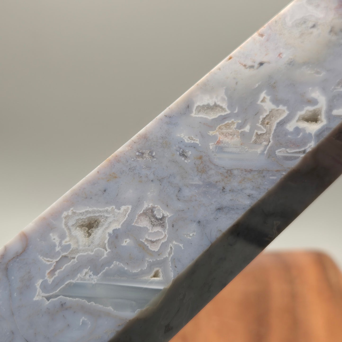 Purple Moss Agate Tower 139