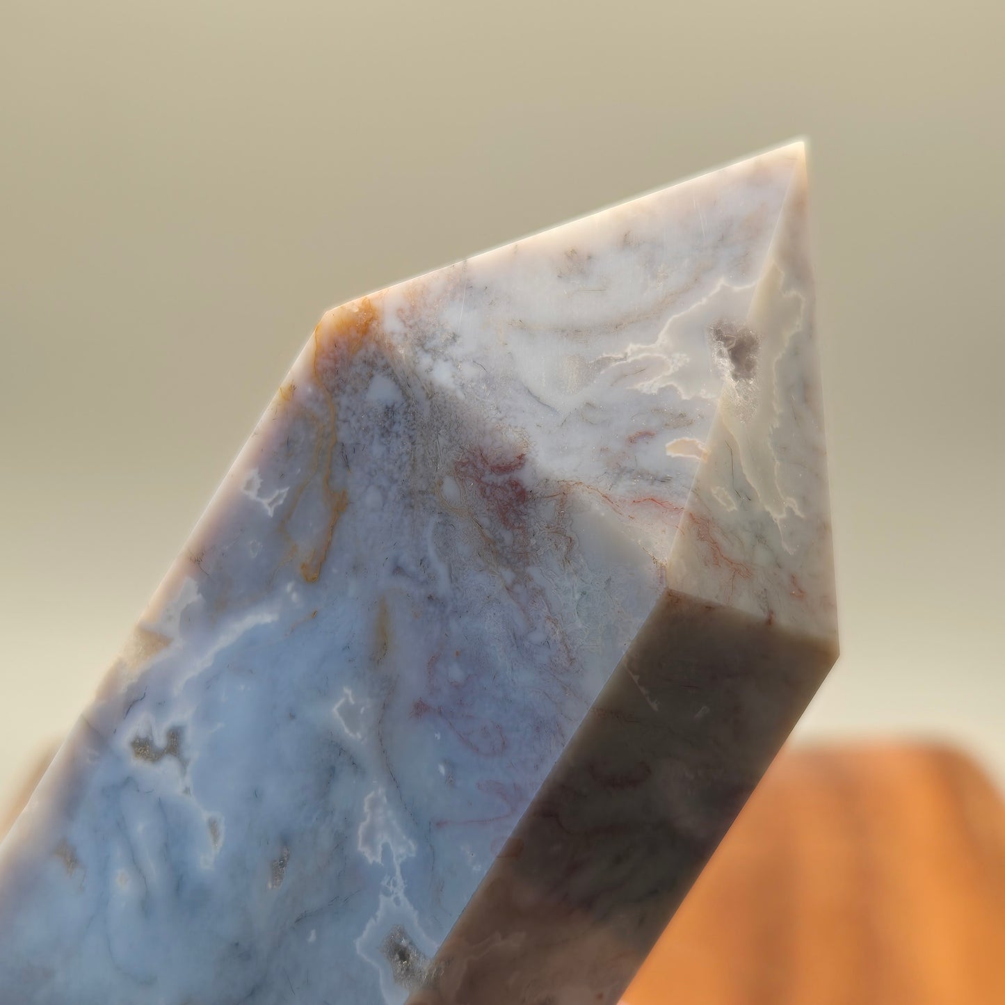 Purple Moss Agate Tower 139