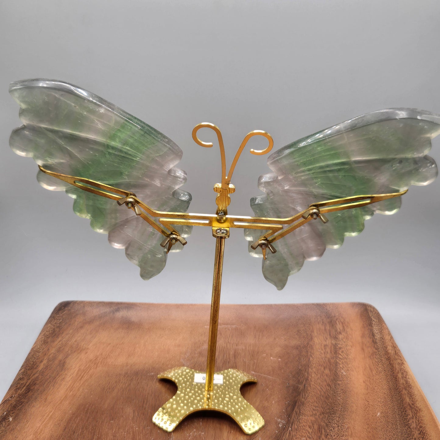 Fluorite Wings on Stand 156