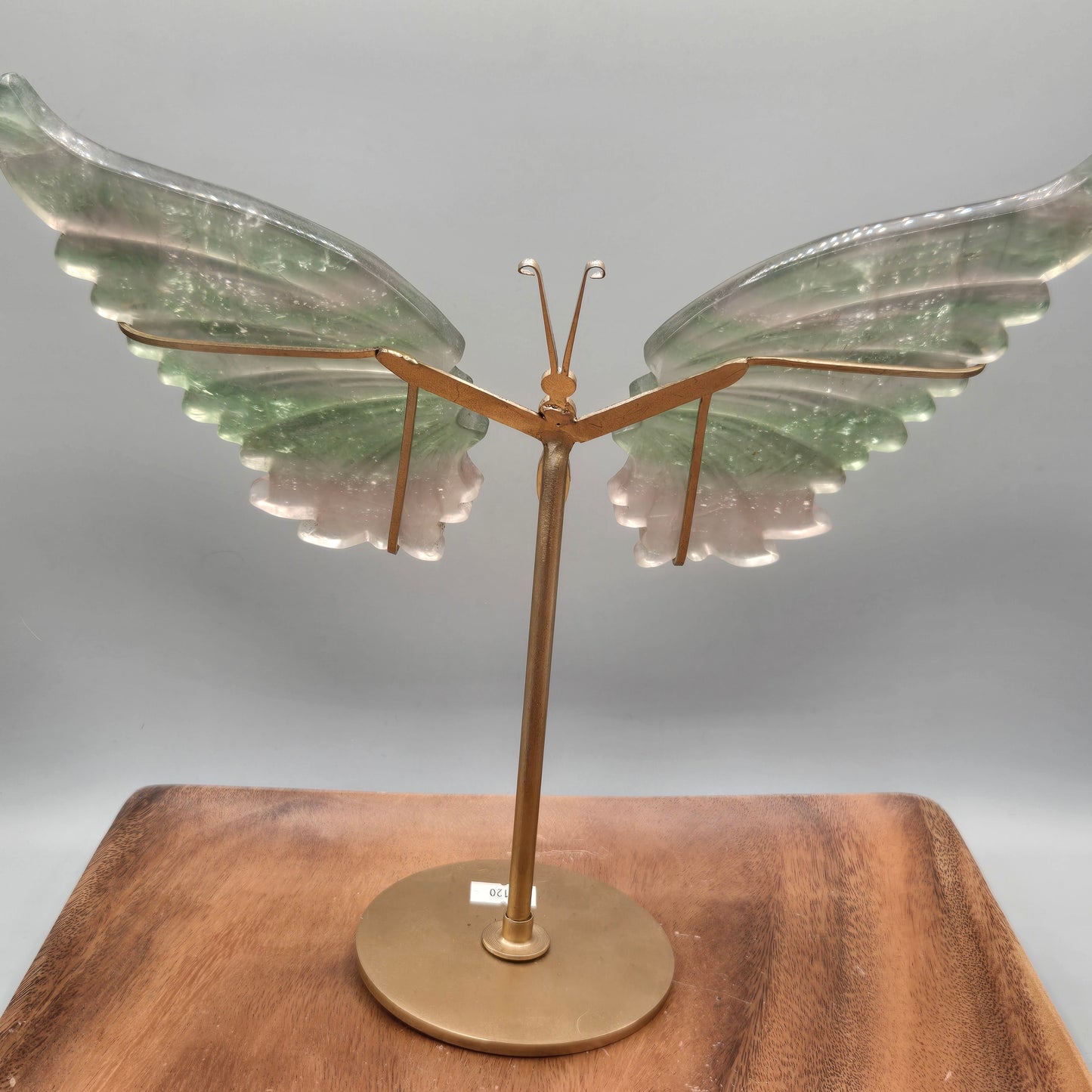 Fluorite Wings on Stand 157