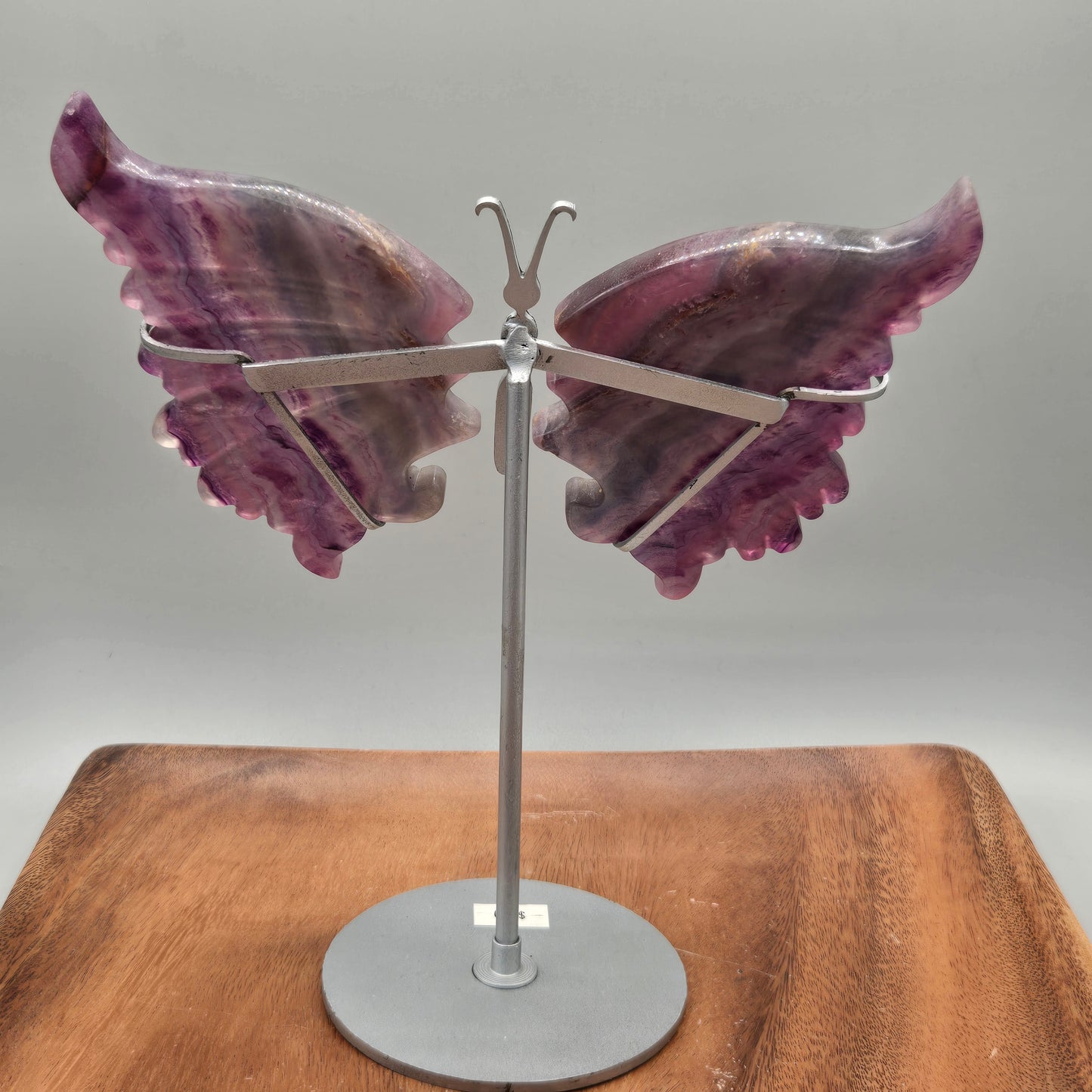 Fluorite Wings on Stand 158