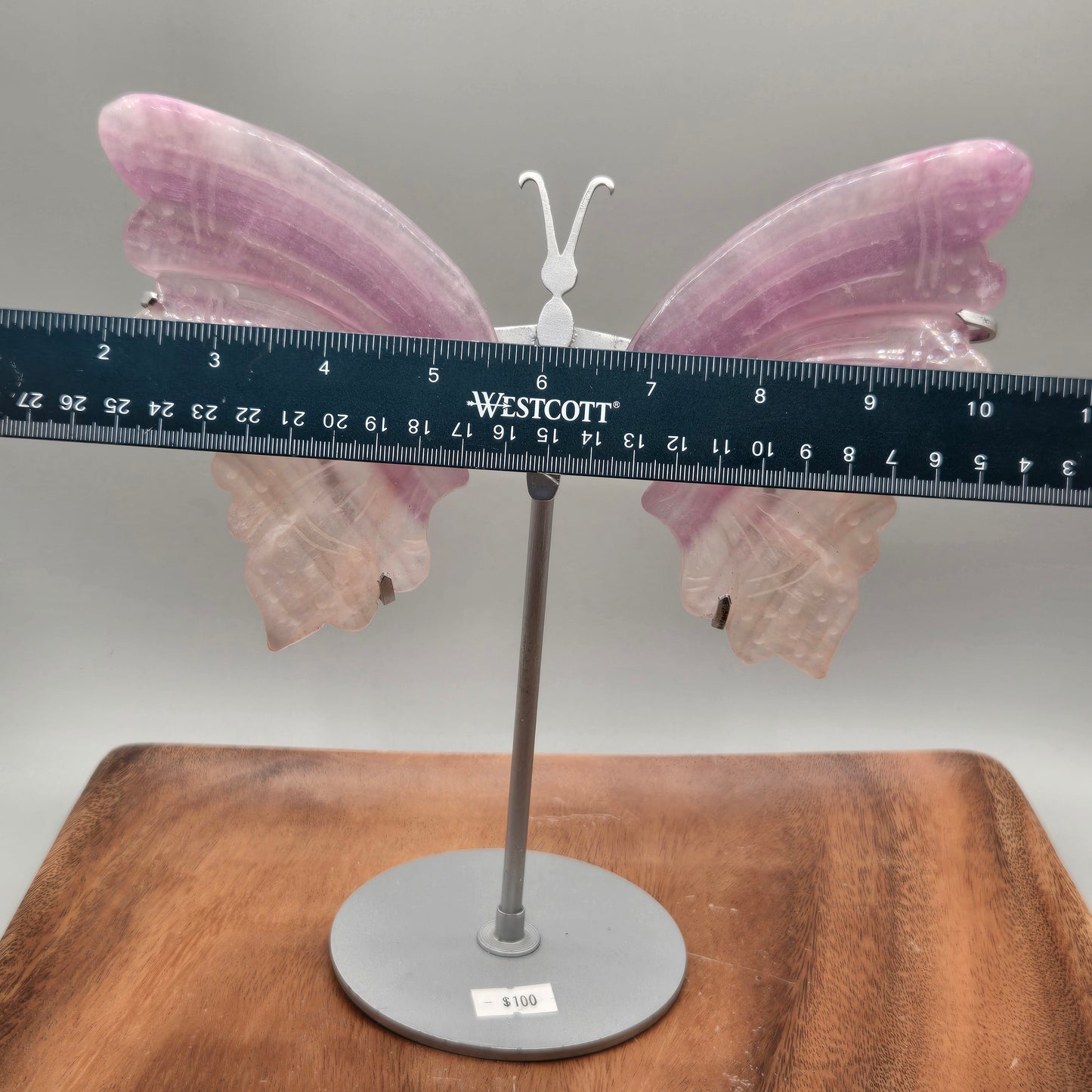 Fluorite Wings on Stand 160