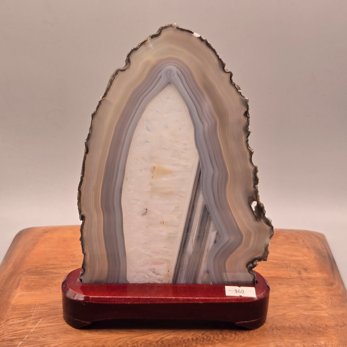 Agate Slab on Stand 165