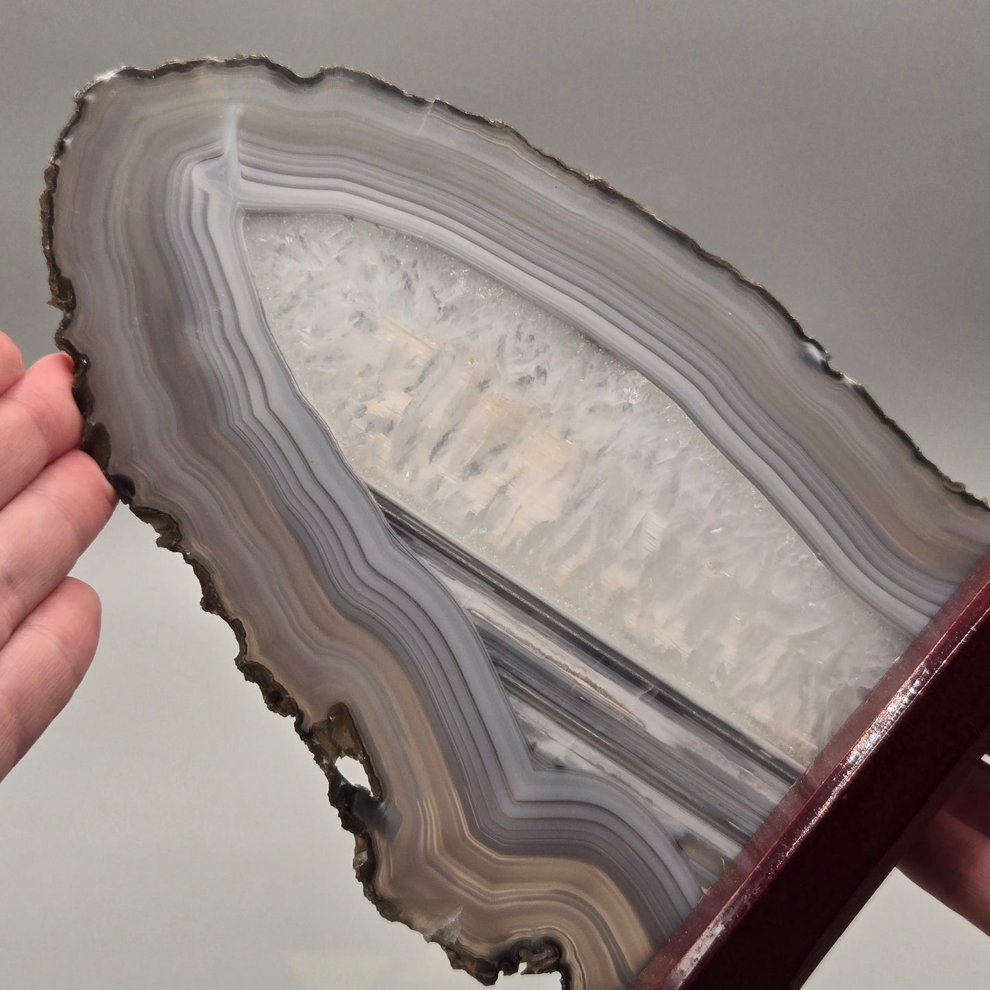 Agate Slab on Stand 165