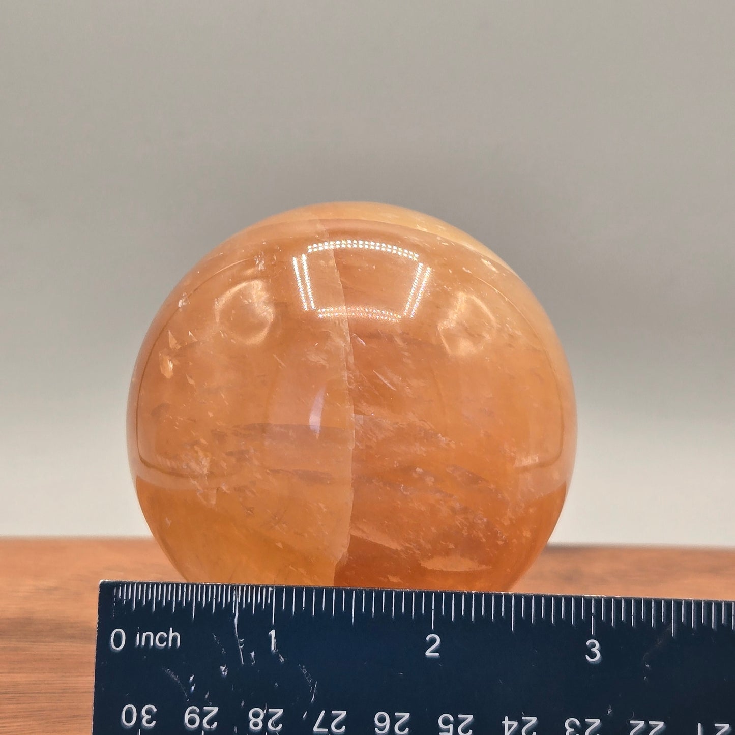 Honey Optical Calcite Sphere 182