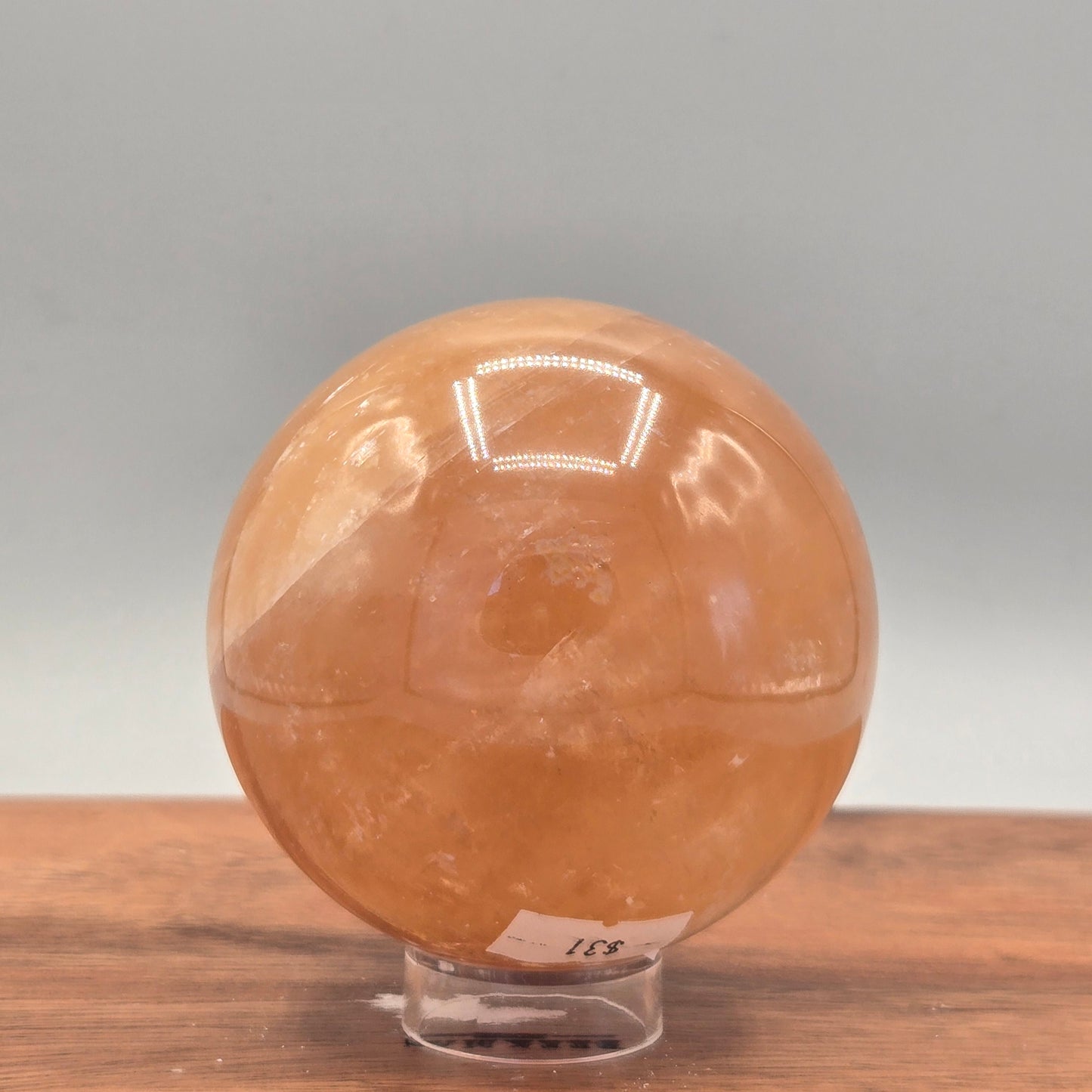 Honey Optical Calcite Sphere 182