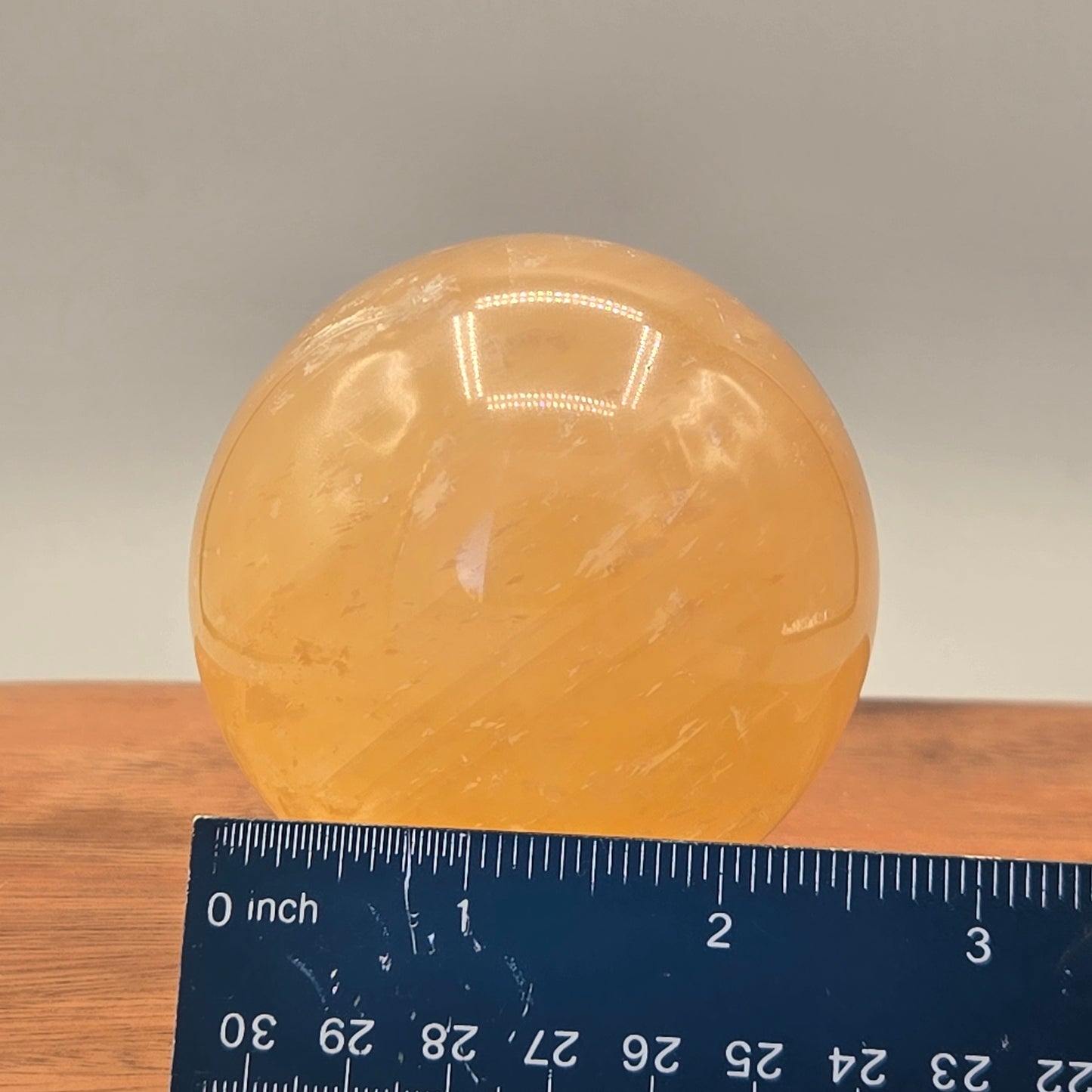 Honey Optical Calcite Sphere 183