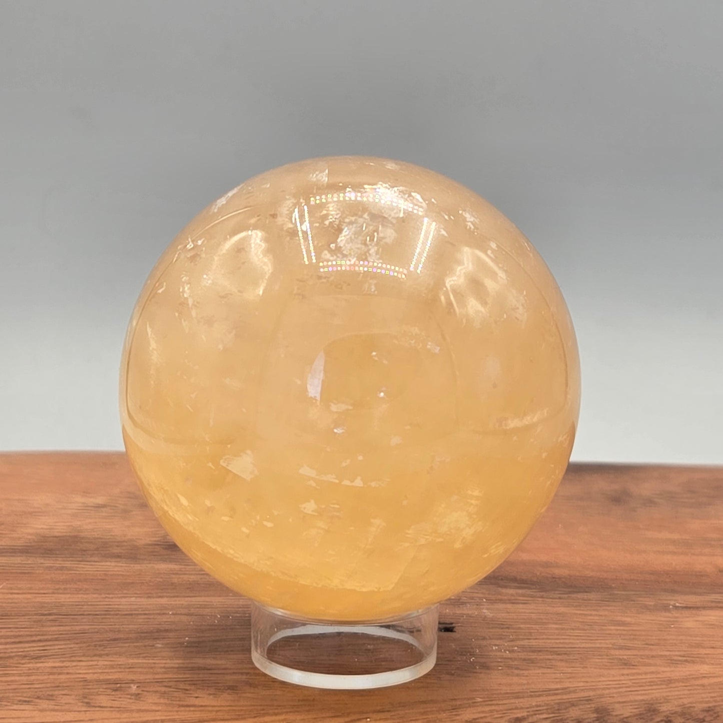 Honey Optical Calcite Sphere 183