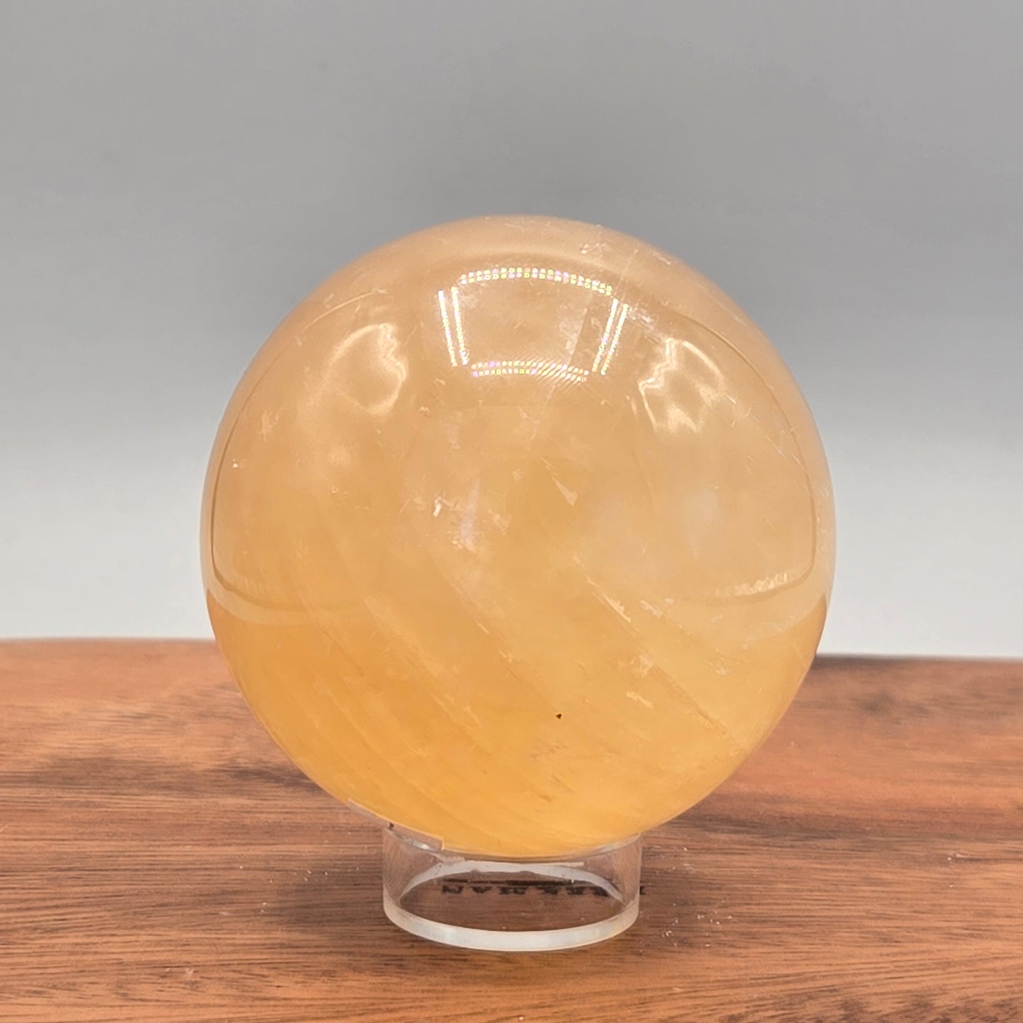 Honey Optical Calcite Sphere 183