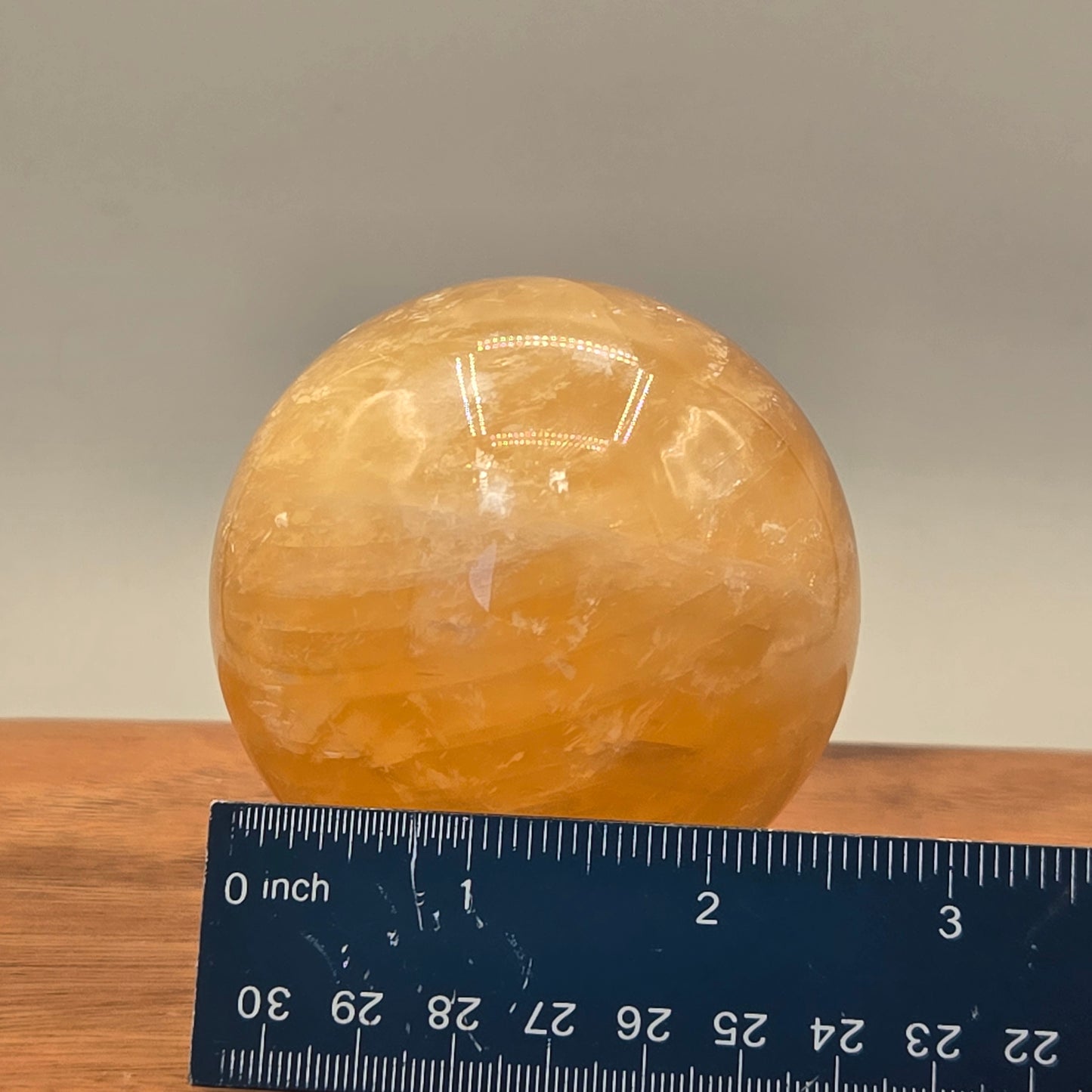 Honey Optical Calcite Sphere 184