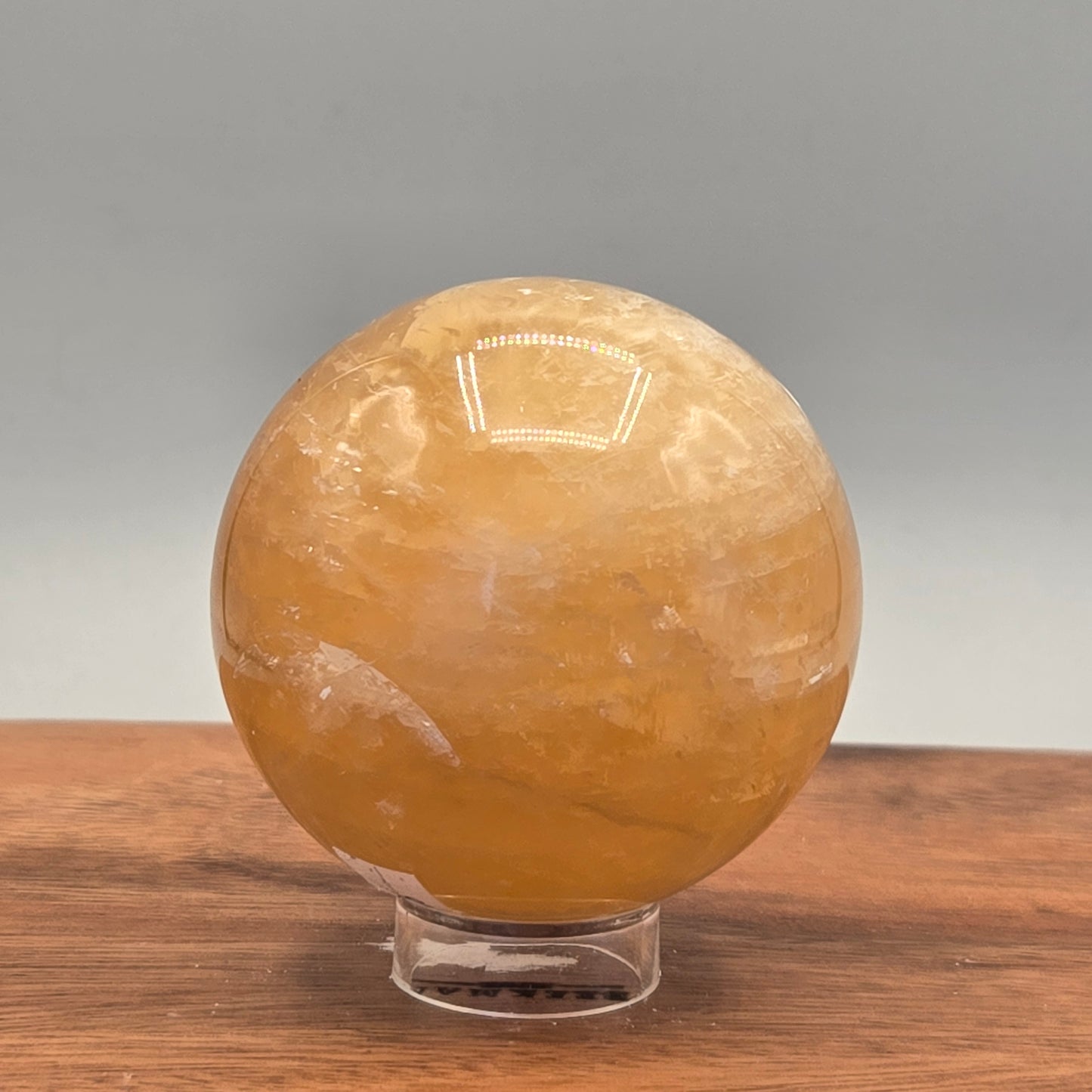 Honey Optical Calcite Sphere 184