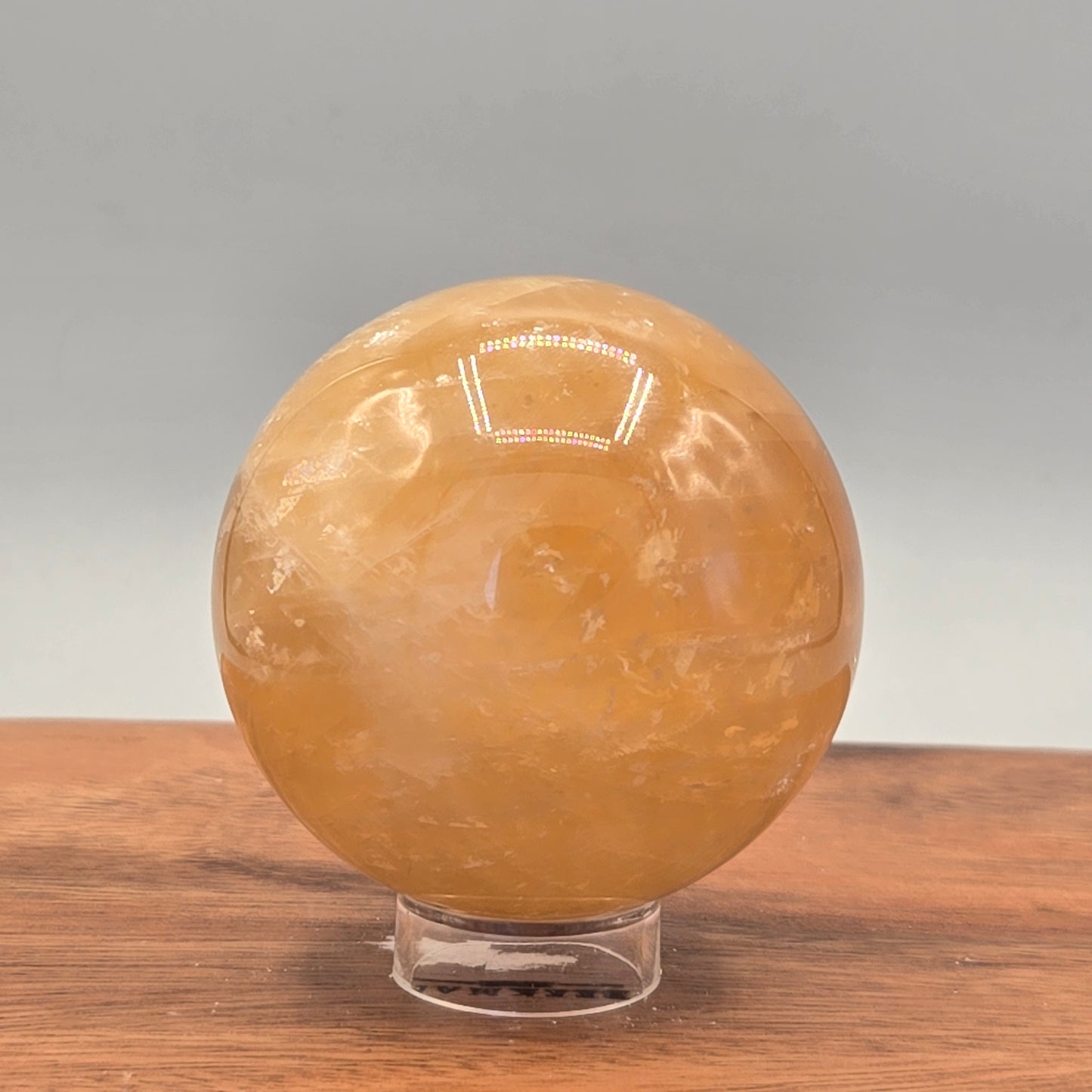 Honey Optical Calcite Sphere 184