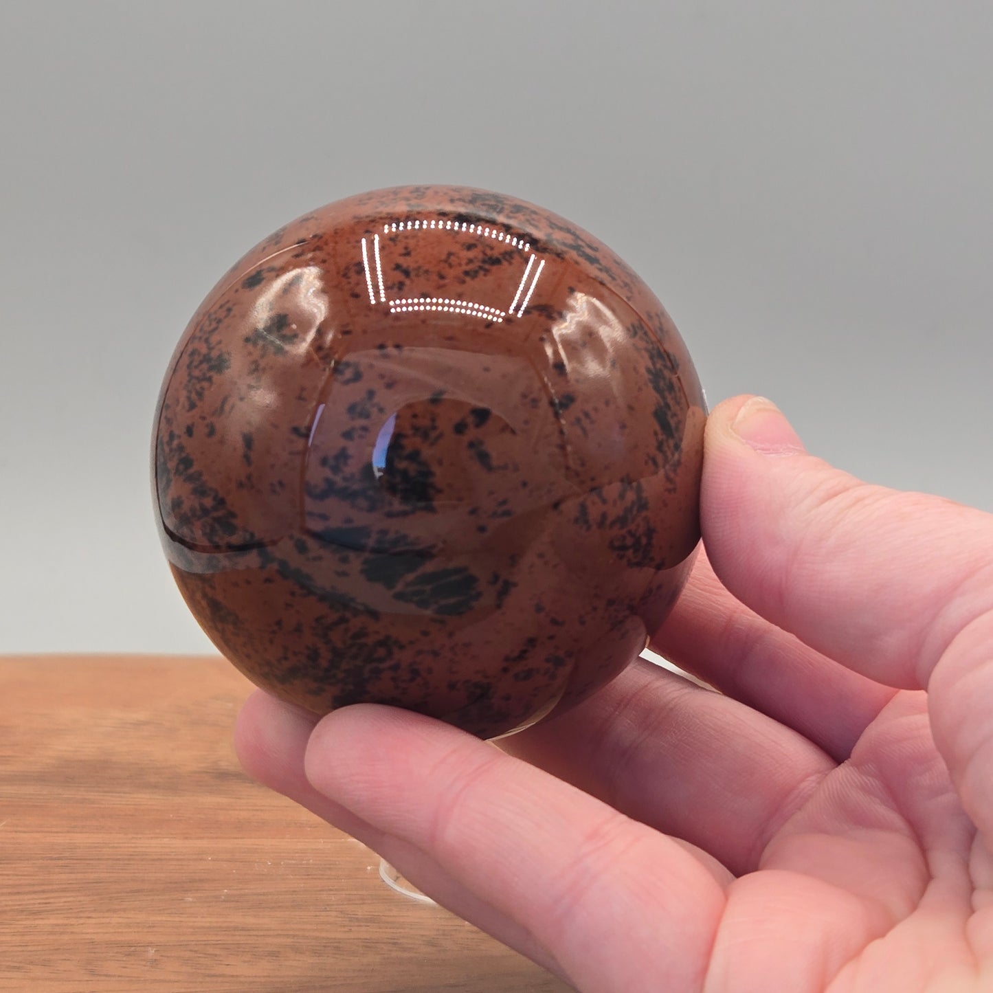 Mahogany Obsidian Sphere 185