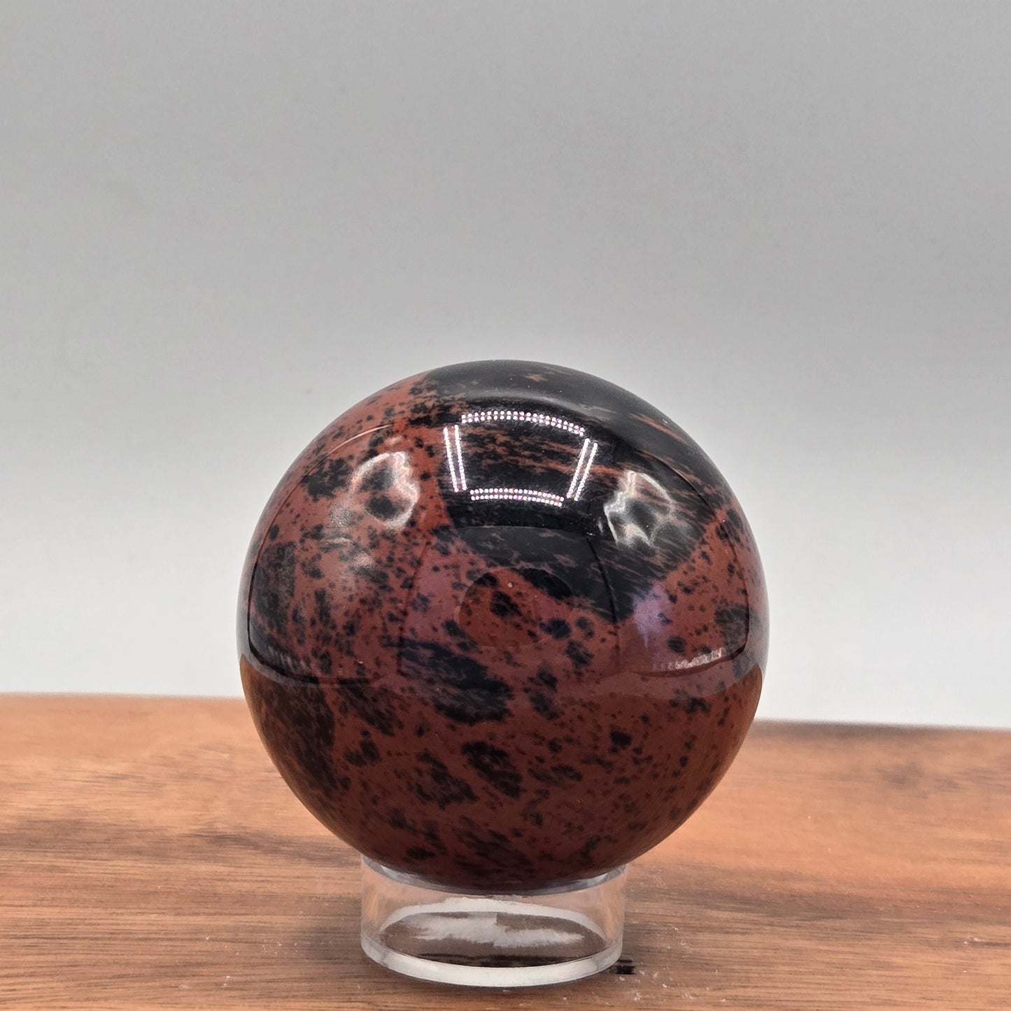 Mahogany Obsidian Sphere 186