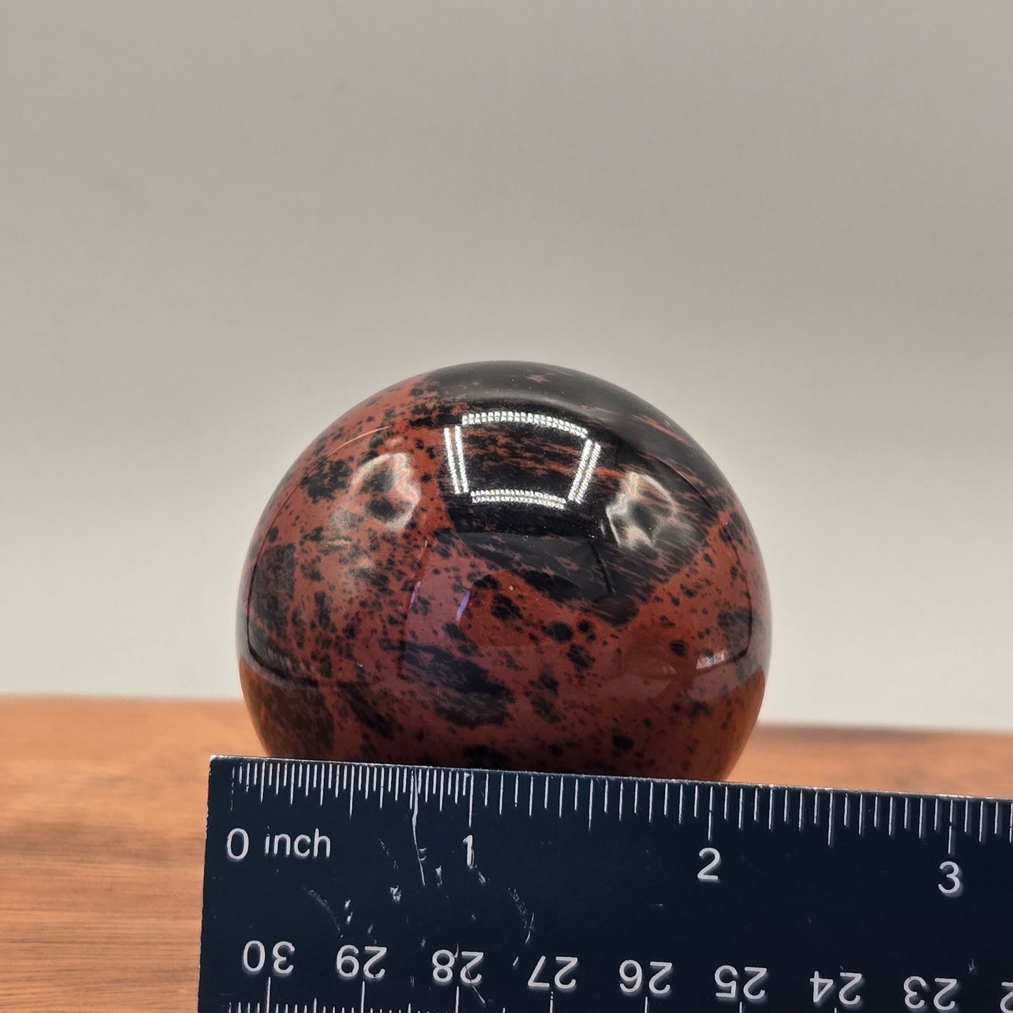 Mahogany Obsidian Sphere 186