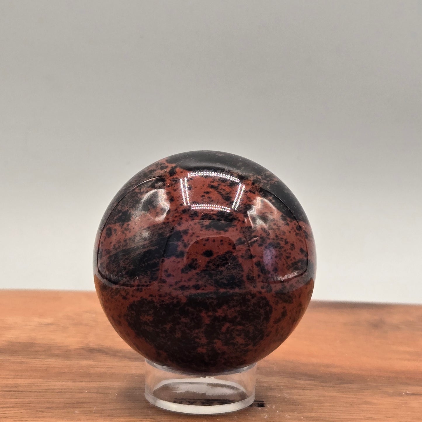 Mahogany Obsidian Sphere 186