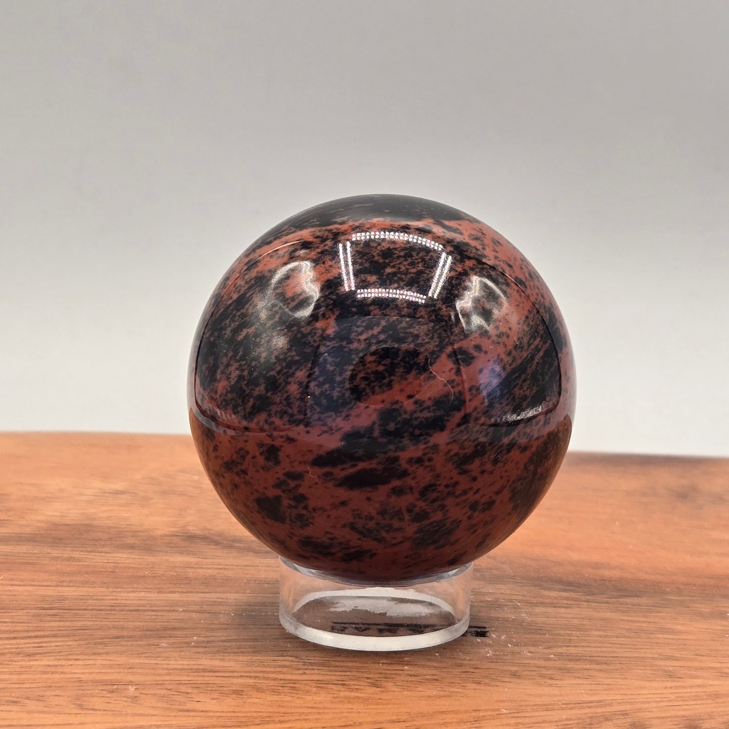 Mahogany Obsidian Sphere 186