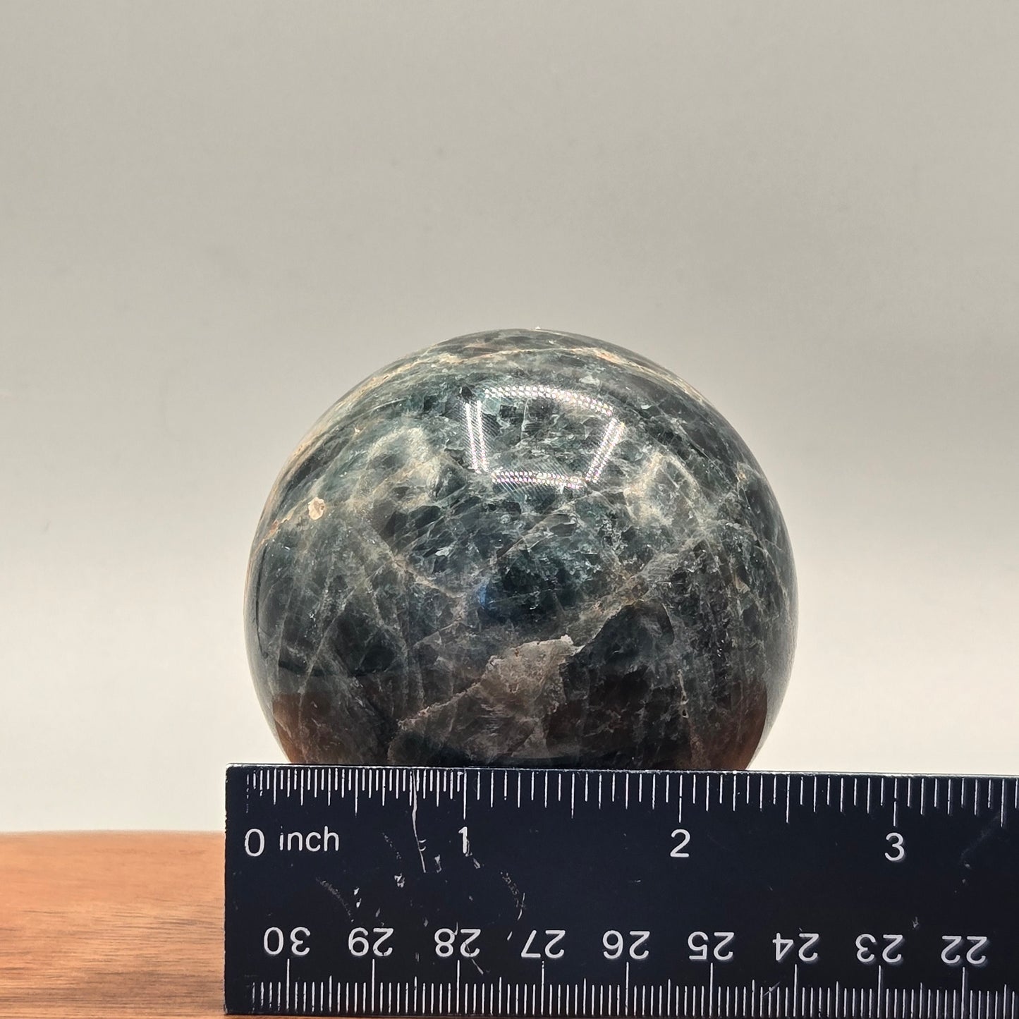 Blue Apatite Sphere 187