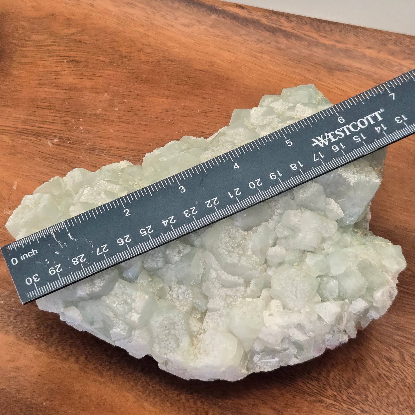 Green Apophyllite with Yellow Calcite 196
