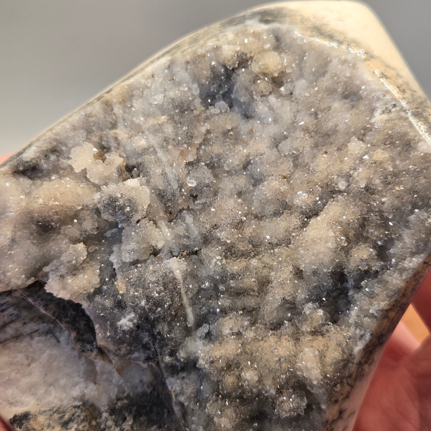 Druzy Snow Agate Freeform 198