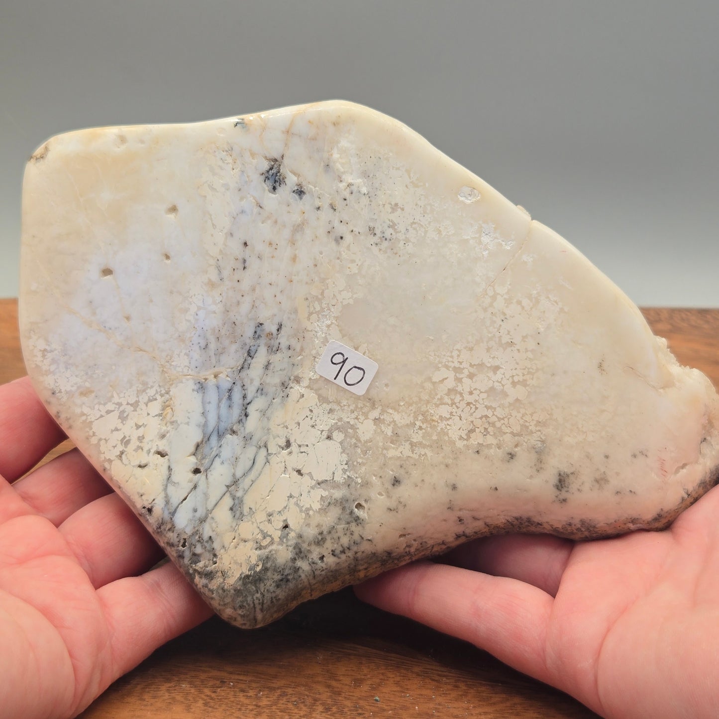 Druzy Snow Agate Freeform 198