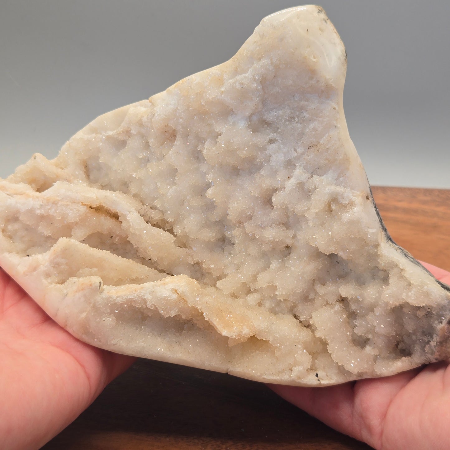 Druzy Snow Agate Freeform 198