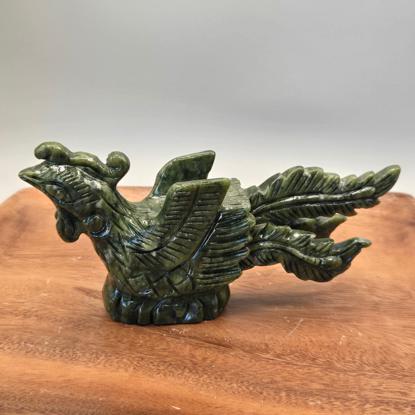 Nephrite Jade Phoenix Repaired 201
