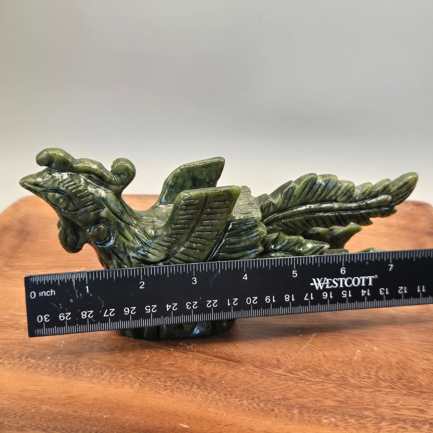 Nephrite Jade Phoenix Repaired 201