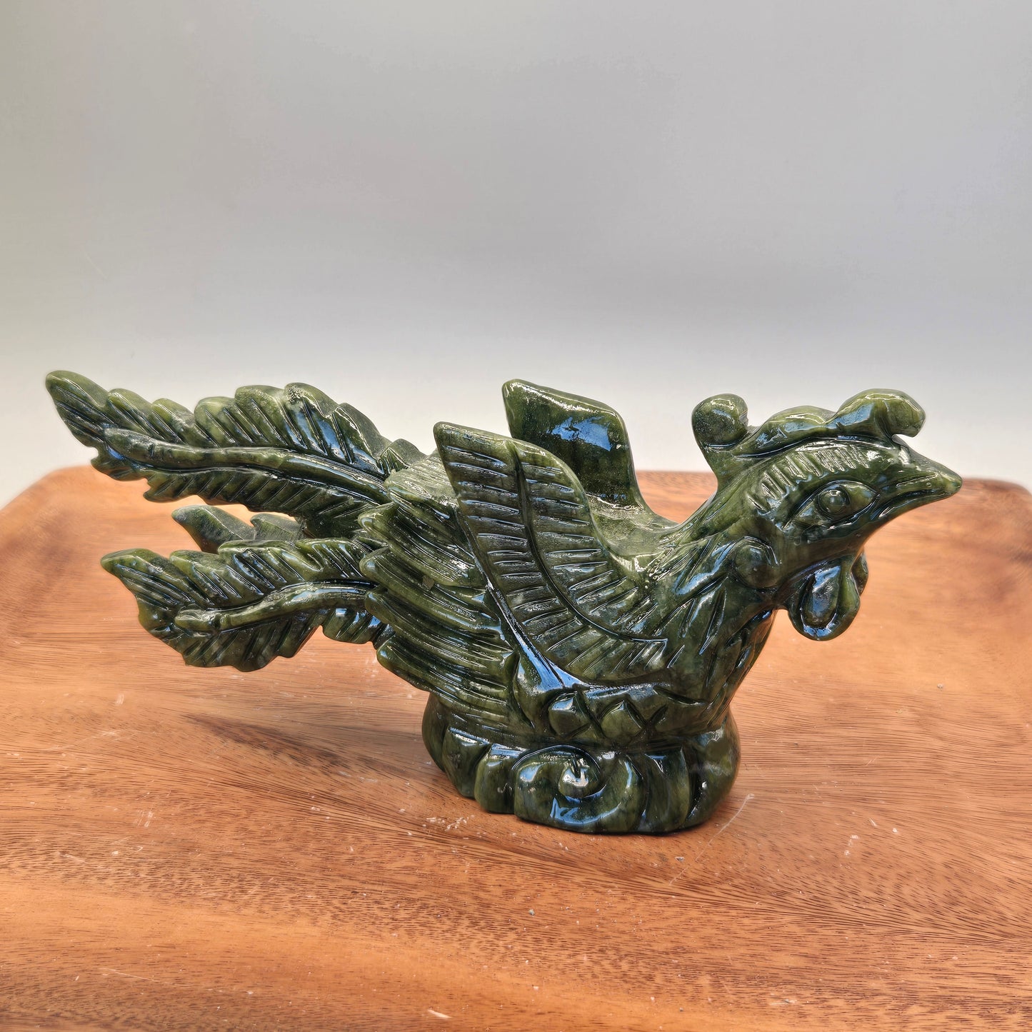 Nephrite Jade Phoenix Repaired 201