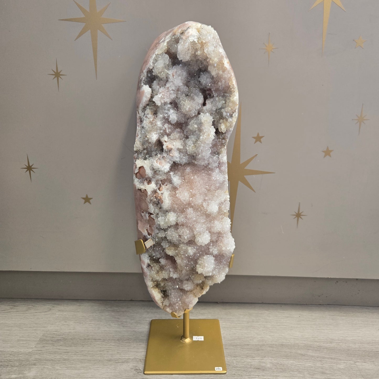 Druzy Pink Amethyst on Stand 202