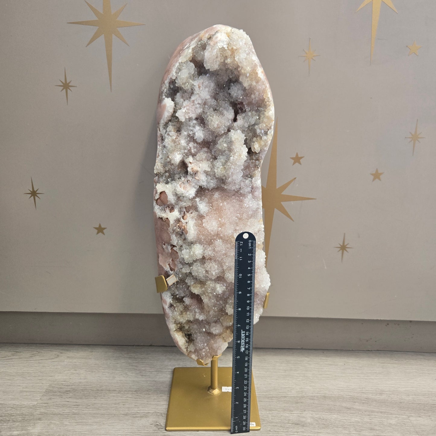 Druzy Pink Amethyst on Stand 202