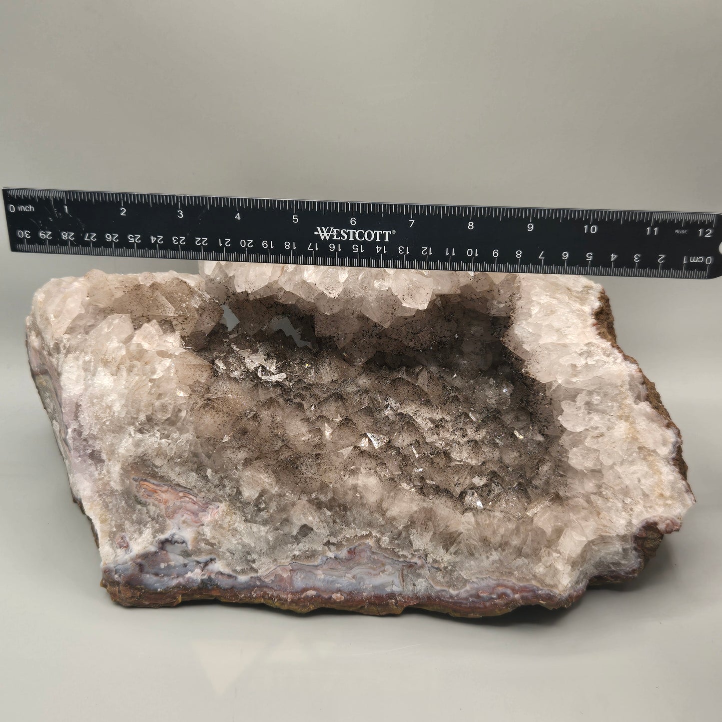 Quartz Cluster with Gothite 208