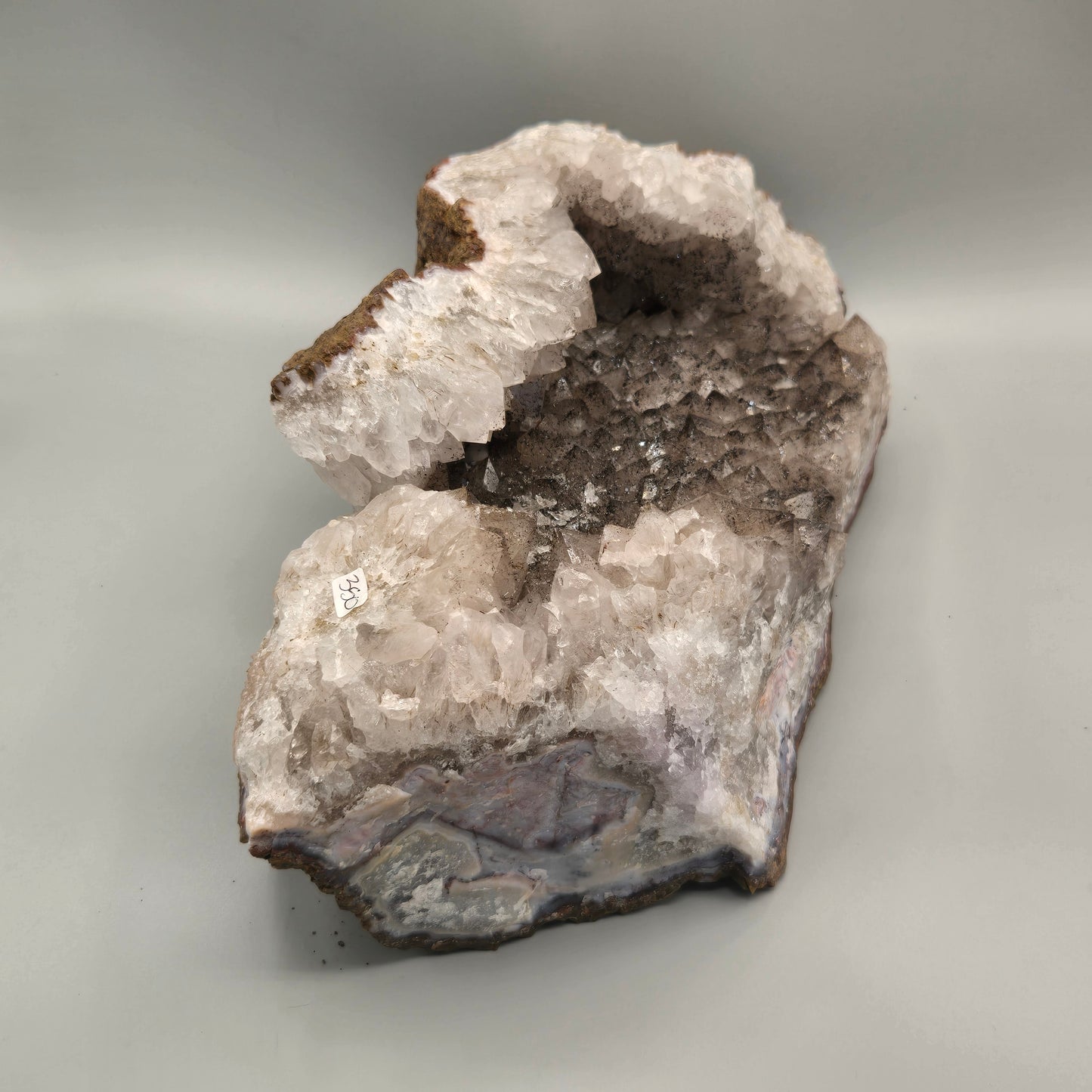 Quartz Cluster with Gothite 208