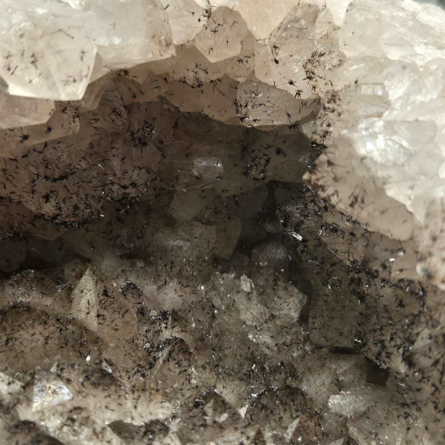 Quartz Cluster with Gothite 208