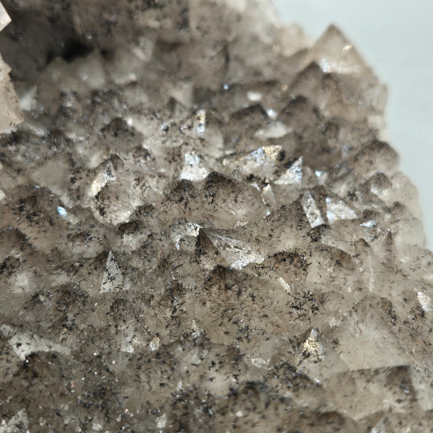 Quartz Cluster with Gothite 208
